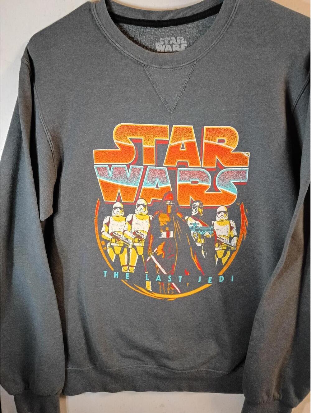 Star Wars The Last Jedi Graphic Sweatshirt Size Small